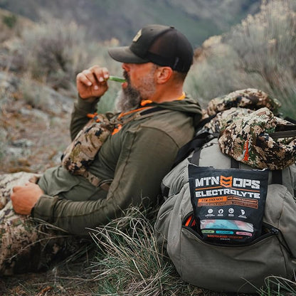 MTN OPS Electrolytes Powder Packets, Sugar Free Hydration Packets, Gluten-Free Hydration Powder