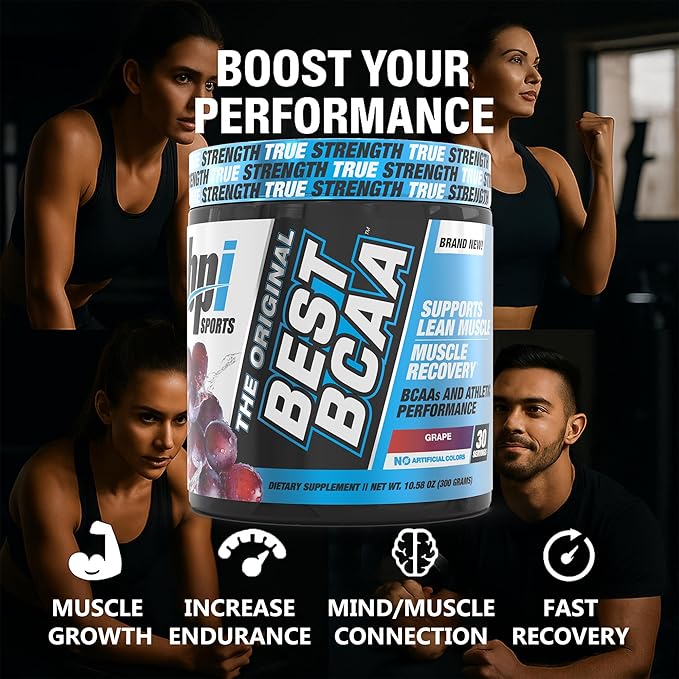 BPI Sports Best BCAA Powder - Muscle Recovery Support - Branched Chain Amino Acids | Building