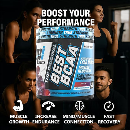 BPI Sports Best BCAA Powder - Muscle Recovery Support - Branched Chain Amino Acids | Building