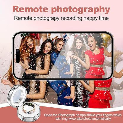Advanced Smart Health Ring for Men & Women - IP68 Waterproof Health Tracker Ring with Heart Rate