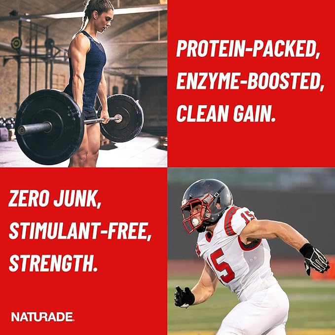Naturade - All Natural Weight Gain Drink Mix - Gluten Free, Delicious Taste, 1600 Calories per