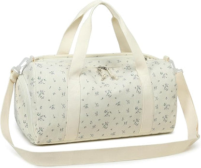 Duffle Bag for Gym Sports Women Girls Workout Travel Bag Weekender with Shoe Compartment and Wet