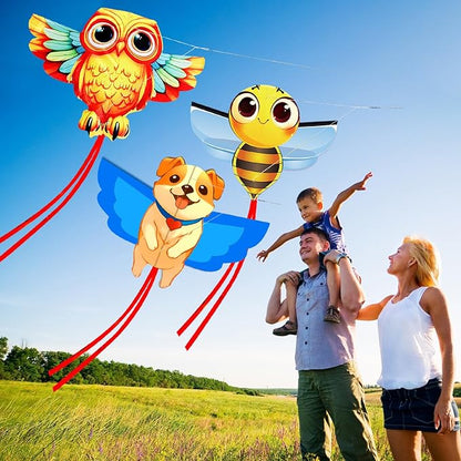 HENGDA KITE Animals Kite for Kids Beginners and Adults Cute Design High Definition Printing Easy to