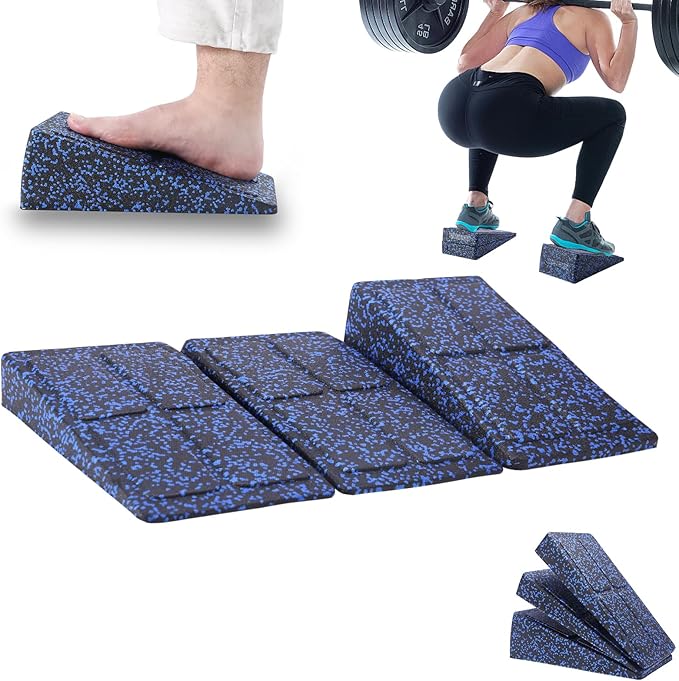 Slant Board Squat Wedge for Calf Stretchingï¼? Pcs 12" x 6.3" Foot Stretcher Balance Board for