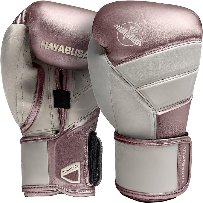 Hayabusa T3 Boxing Gloves for Men and Women Wrist and Knuckle Protection, Dual-X Hook and Loop
