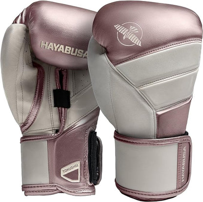 Hayabusa T3 Boxing Gloves for Men and Women Wrist and Knuckle Protection, Dual-X Hook and Loop