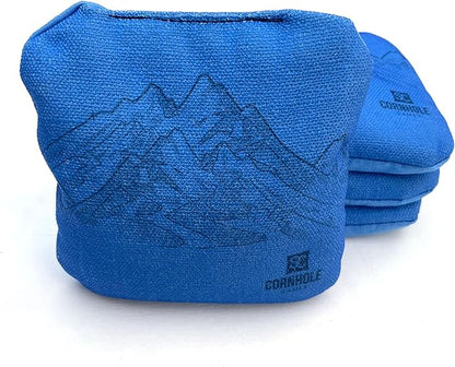 Professional Dual Sided Cornhole Bags- 16 oz 6x6 w/Premium Resin Fill - Official Tournament