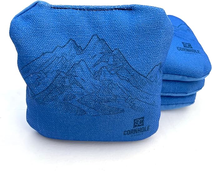 Professional Dual Sided Cornhole Bags- 16 oz 6x6 w/Premium Resin Fill - Official Tournament