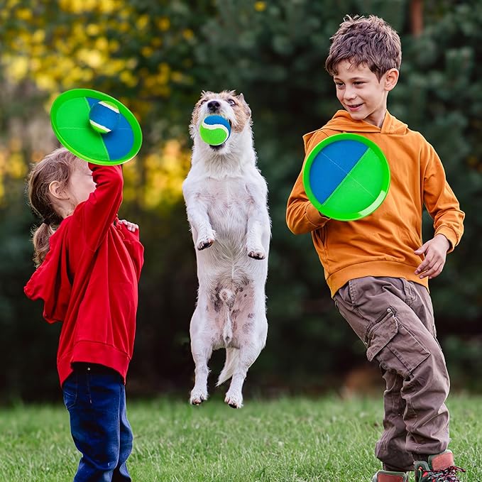 EVERICH Upgraded Toss and Catch Ball Game Set, Outdoor Games for Kids Outdoor Toys Yard Games