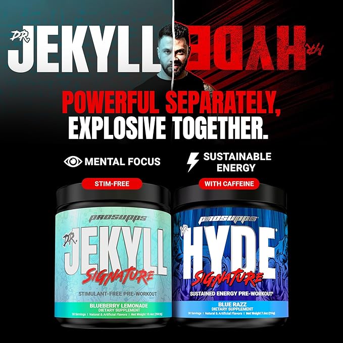 PROSUPPS Mr. Hyde Xtreme Pre Workout Powder with Creatine, Beta Alanine & Caffeine ??Extreme