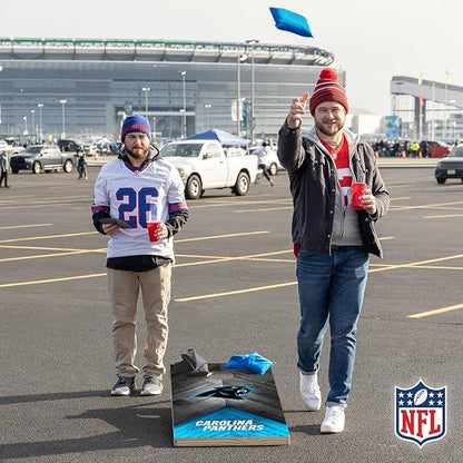 NFL Football 2' x 4' Regulation Size Solid Wood Cornhole Set with Direct Print HD Team Graphics