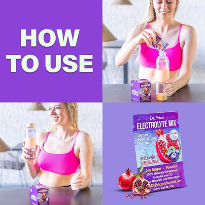 Dr. Price’s Electrolyte Mix | Sugar-Free Hydration Powder with 72+ Trace Minerals | No Sugar