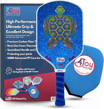 4Joy Pickleball Paddle Premio Series - Thermoformed Premium T700 Carbon Fiber Pickleball Paddless