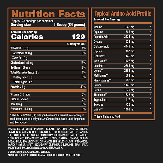 BPI Sports ISO HD Isolate Protein Powder ??100% Whey Isolate, Protein Powder for Muscle Gain