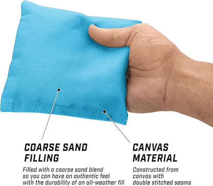 GoSports Classic Cornhole Bean Bags Set of 4-16 Colors Available - Regulation All Weather, Mix and