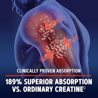GNC AMP Creatine HCl 189, Targeted Muscle Builder and Recovery Supplement, Fast Absorbing