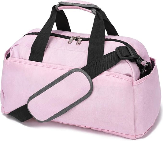 14 inch Small Gym Bag for Women & Men, Mini Duffel Bag for Travel Sports Lightweight Carry On Bag
