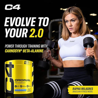 Cellucor C4 Original Pre Workout Powder Frozen Bombsicle Sugar Free Preworkout Energy for Men &