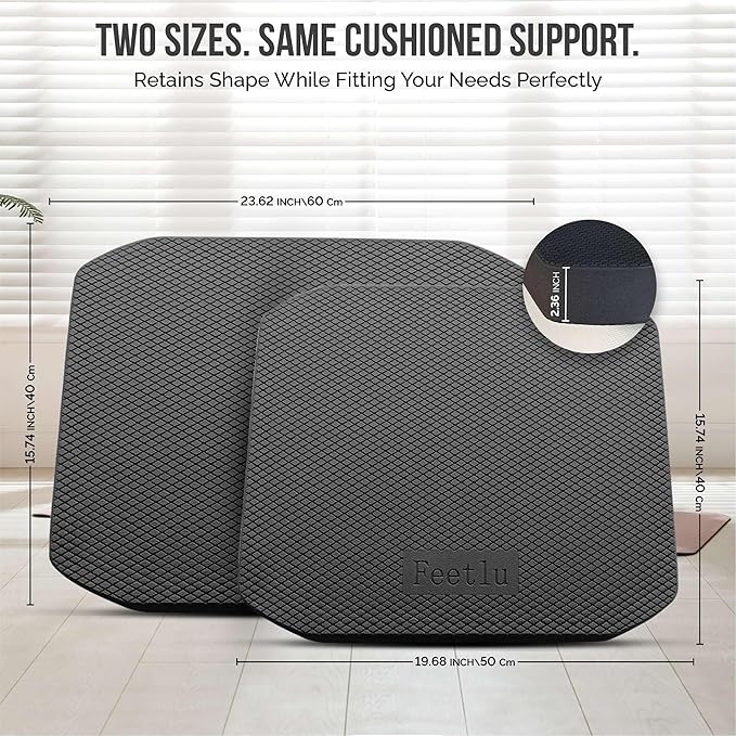 Balance Pad ??Premium POE Foam, Non-Slip Stability Pad for Physical Therapy, Yoga, Core Training &