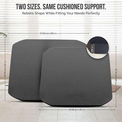 Balance Pad ??Premium POE Foam, Non-Slip Stability Pad for Physical Therapy, Yoga, Core Training &