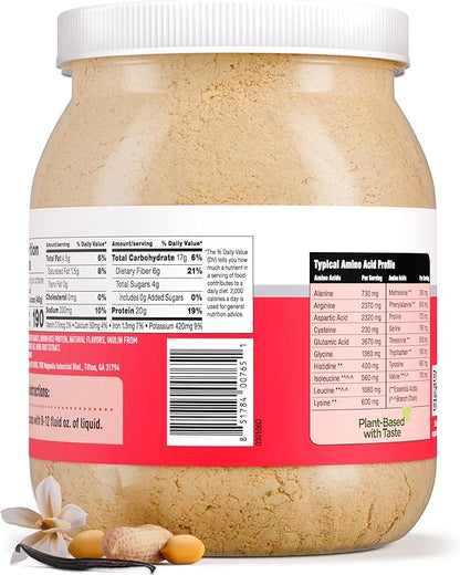 PB2 Performance Peanut Plant Based Vegan Protein Powder | 20g Complete Protein, No Added Sugar