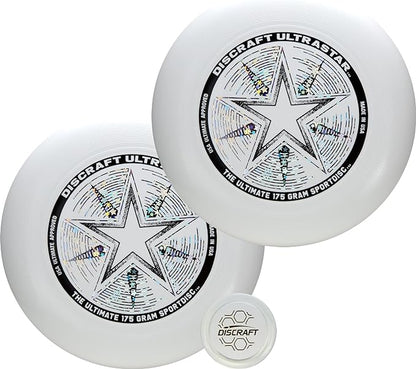 Discraft Ultrastar Ultimate Discs 1 & 2 Packs, Standard Size, for Competitive & Casual Play