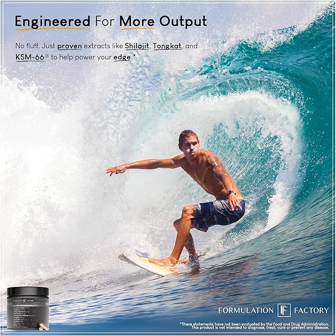 Self Obsessed MAXXED: 10-in-1 Men's Vitality Formula with Shilajit, Tongkat, Ashwagandha, Maca