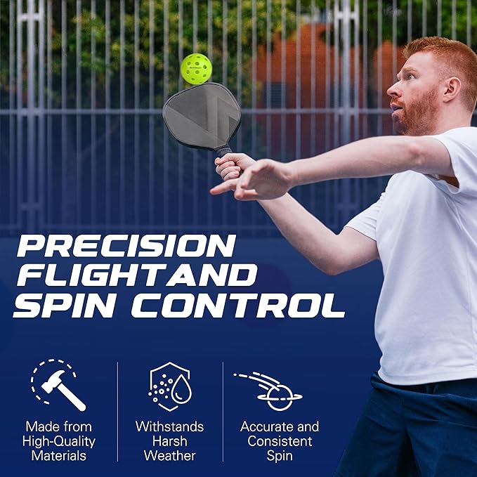 EP American Outdoor Pickleballs USAPA Approved | Made in USA with Durable Design |