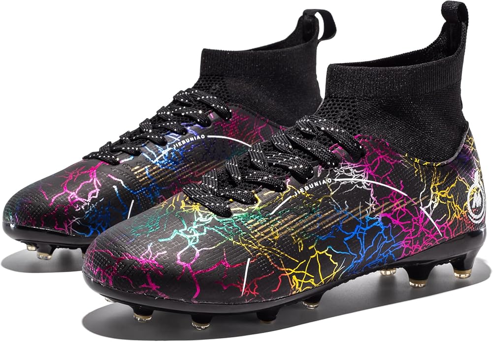 Boy Soccer Cleats Big Kids Soccer Shoes Professional Soccer Cleats Shoes,Unisex Soccer Sneakers for