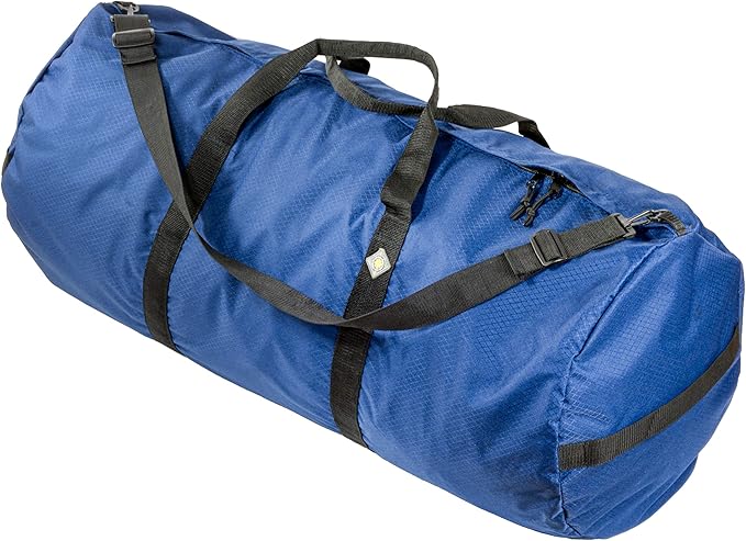 North Star Sports Foldable Duffle Bag for Travel, Gym & Outdoor Camping | Tough and Packable Sport