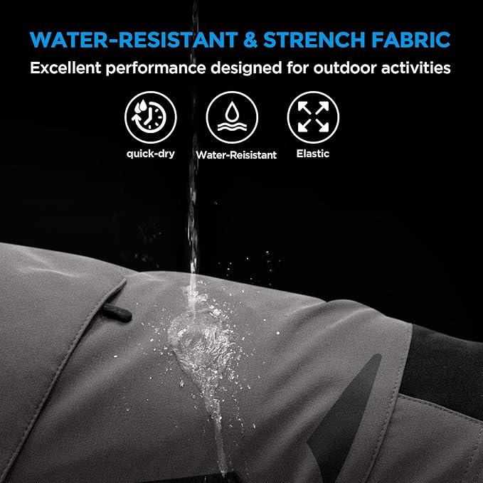 XKTTAC Men's Outdoor Quick Dry Lightweight Stretchy Shorts for Hiking, Tactical, Camping, Travel