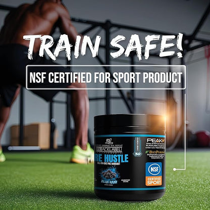 BLACKLABEL Supplements PRE Hustle V3 Pre-Workout Powder ??NSF Certified for Sport ??Energy