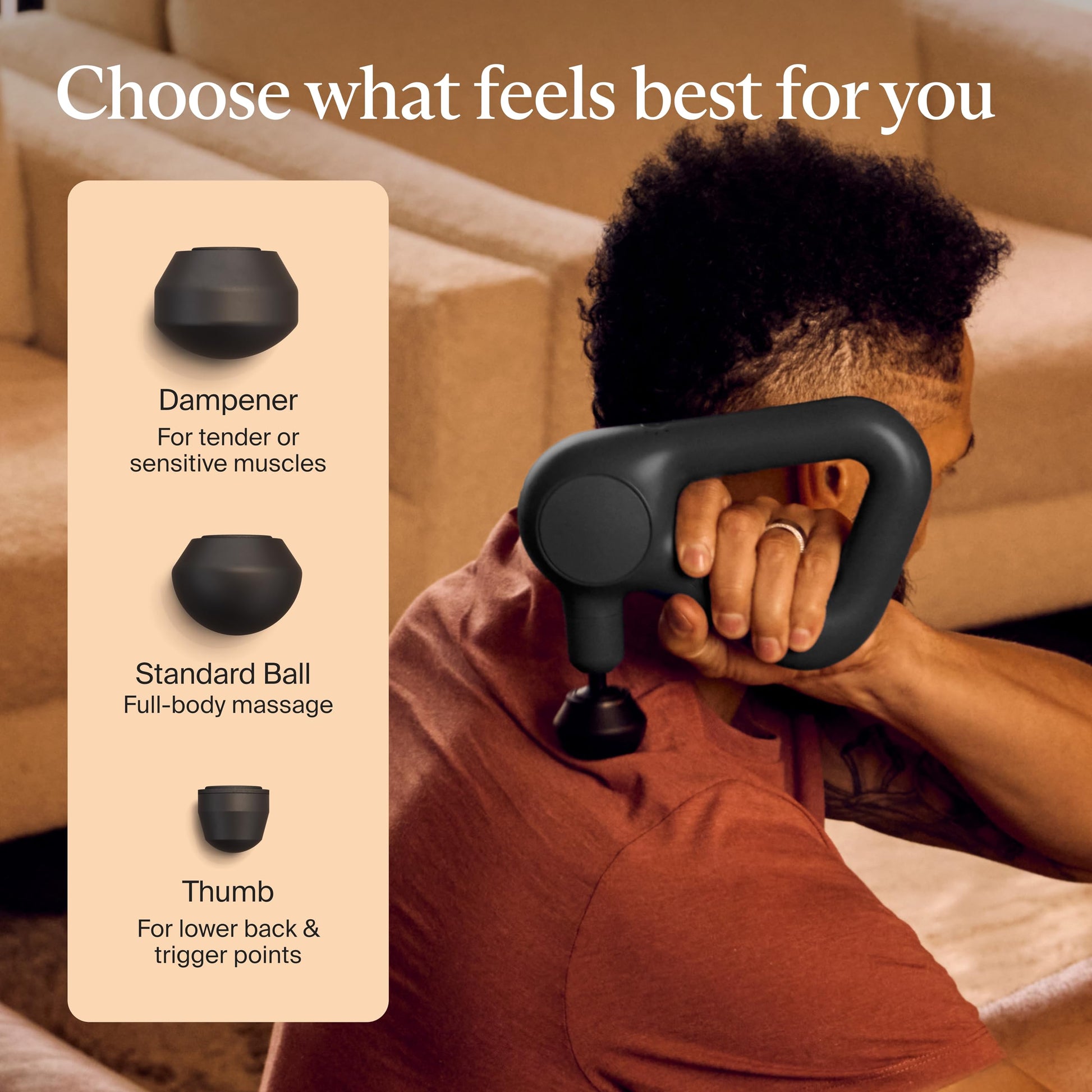 TheraGun Therabody Relief Massage Gun | for Daily Comfort | 3-Speed | Black