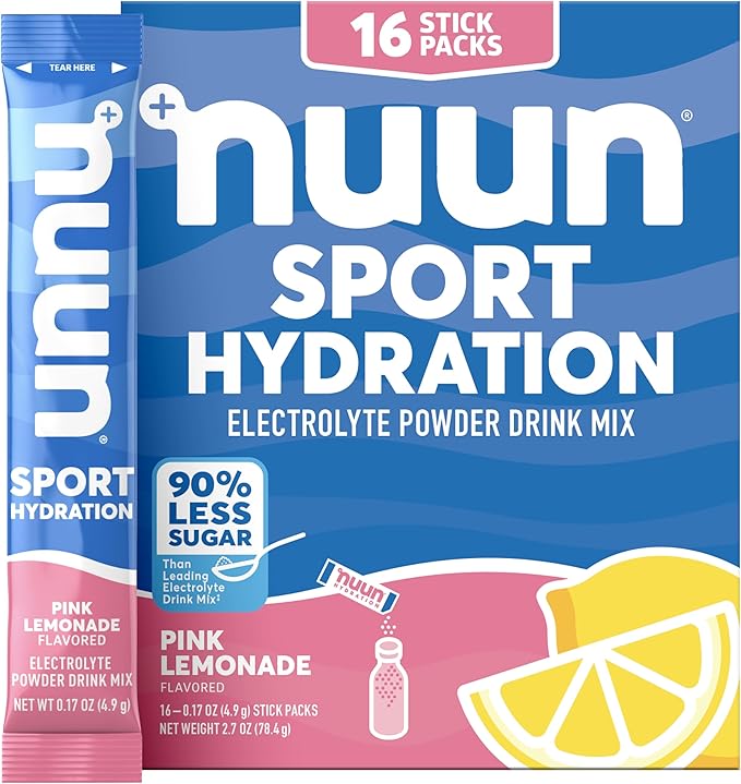 Nuun Sport Electrolyte Powder Packets with Magnesium, Calcium, Potassium, Chloride, and Sodium