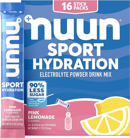 Nuun Sport Electrolyte Powder Packets with Magnesium, Calcium, Potassium, Chloride, and Sodium