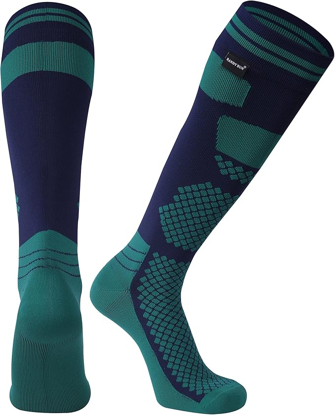 RANDY SUN Waterproof Skiing Socks, [SGS Certified] Unisex Knee High Breathable Hiking Trekking Sock