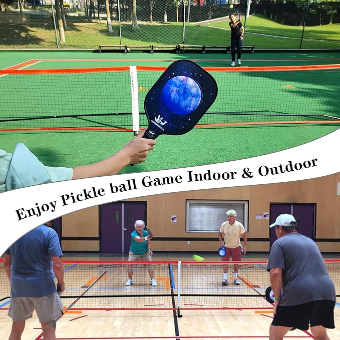 Pickleball Net for Driveway, Portable Pickleball Net System with Regualtion Size 22FT Pickle Ball