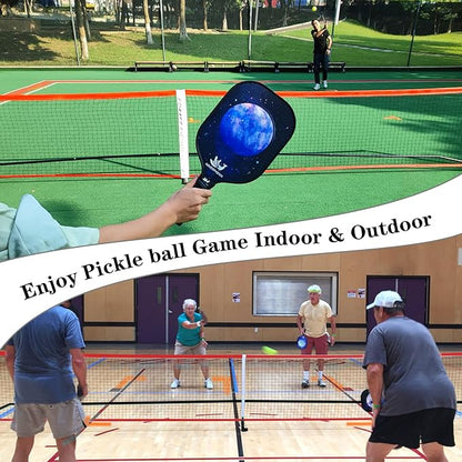 Pickleball Net for Driveway, Portable Pickleball Net System with Regualtion Size 22FT Pickle Ball