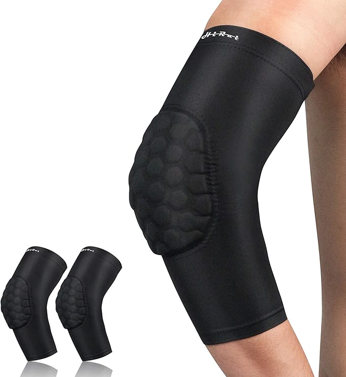 HiRui Elbow Pads for Teenagers Men and Women - Basketball Baseball Elbow Brace for Collision