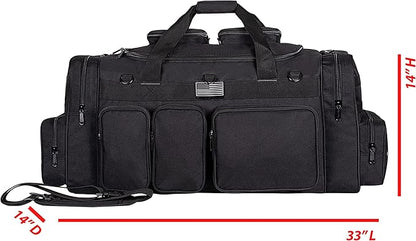 K-Cliffs Tactical Range Duffel Heavy Duty Large Gear Duffle Durable Quality Travel Sports Gym