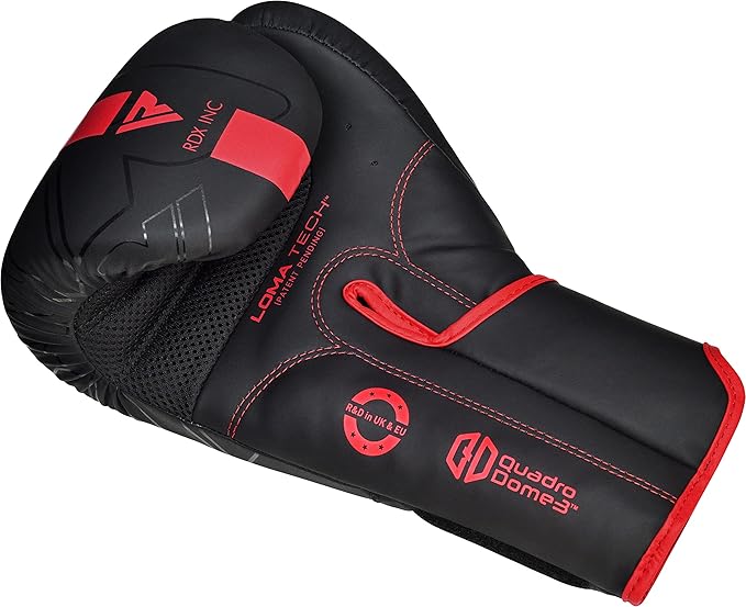 RDX Boxing Gloves, Pro Training Sparring, Maya Hide Leather, Muay Thai MMA Kickboxing, Men Women