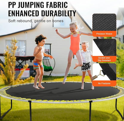 VEVOR Replacement Trampoline Mat, Universal Jumping Round Trampoline, Reinforce UV-Resistant Mat