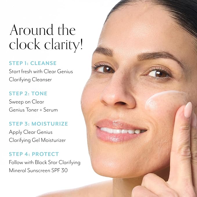 Bliss Clear Genius Clarifying Gel Moisturizer with CLARITY 5 Complex | Salicylic Acid, Niacinamide
