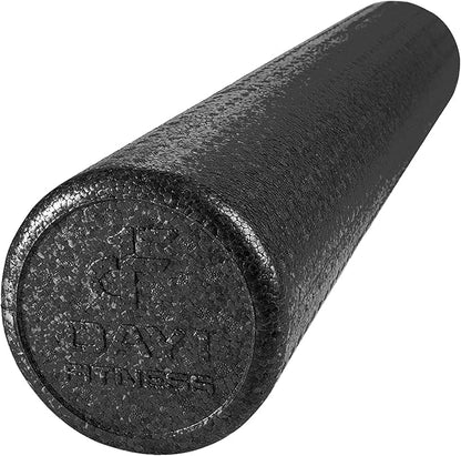 High-Density Round Foam Rollers - 4 Size and 8 Color Options - Massage Rollers for Stretching, Deep