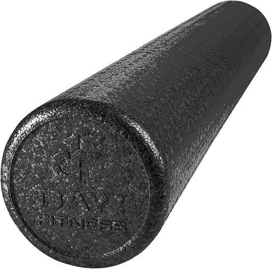 High-Density Round Foam Rollers - 4 Size and 8 Color Options - Massage Rollers for Stretching, Deep