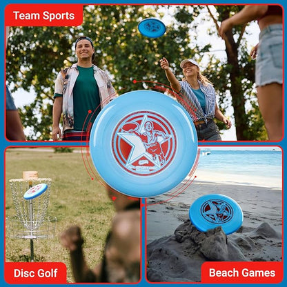 Wham-O Frisbee All Sport Flying Disc 140g, 9.85 Inch, Durable Sports Disc with Non-Slip Grip for