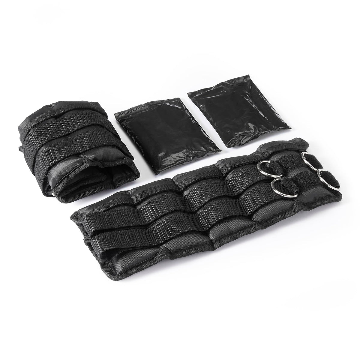 Amazon Basics Adjustable Ankle Weights for Men & Women, 5 lb Set (2.5 lb Each), for Workouts