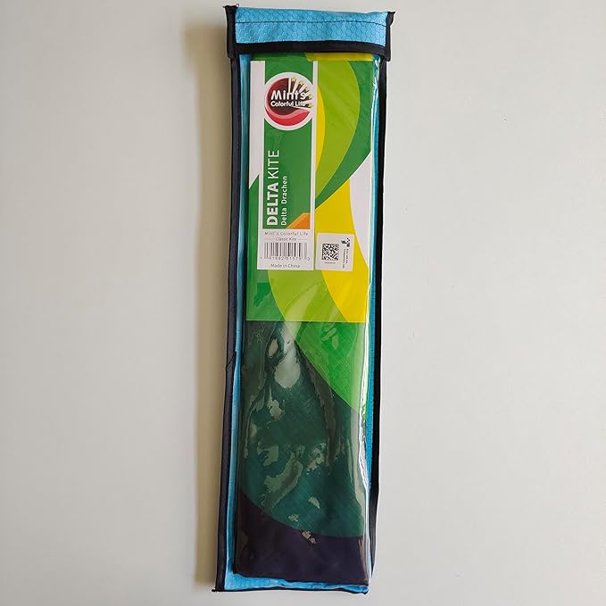 Mint's Colorful Life Delta Kite for Kids & Adults, Extremely Easy to Fly Kite, Best Kites for