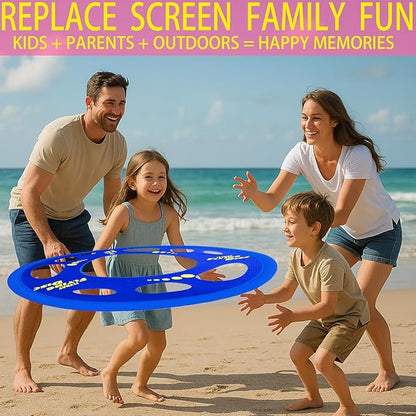 Giant Flying Disc Soft, Foldable & Floats in Air - Encourage Outdoor Play & Family Fun - Great for