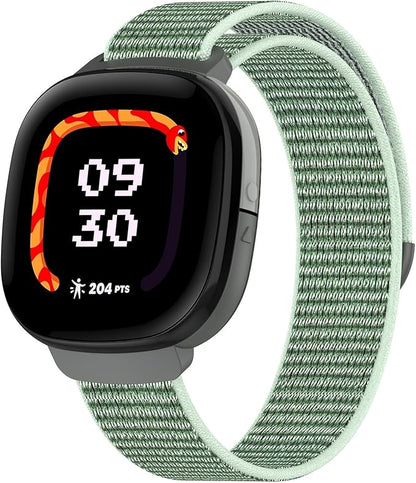 Compatible with Fitbit Ace LTE, Quick Release Nylon HOOK LOOP Sport Strap Accessory Fit for Fitbit